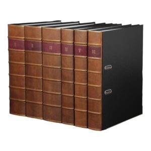 Segregator skórzany. 1szt.