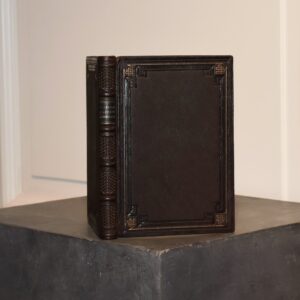 O księciu Gotfrydzie rycerzu gwiazdy wigilijnej : dwanaście cudownych opowieści przez mistrza Johannesa Sarabandusa spisanych - Górska Halina. Oprawa skórzana wykonana ręcznie w antykwariacie polskim.