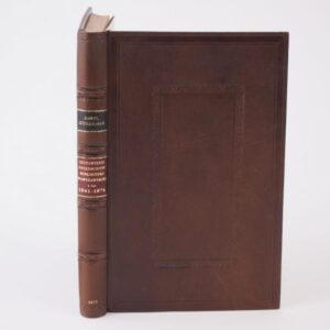 Karol Estreicher, Compilation of objects contained in 136 volumes of the Warsaw Library from 1841-1874