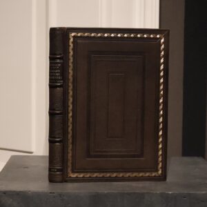 FOCH FERDYNAND, ZASADY SZTUKI WOJENNEJ [1924]. Skórzana oprawa bibliofilska wykonana ręcznie w introligatorni Antykwariatu Polskiego.