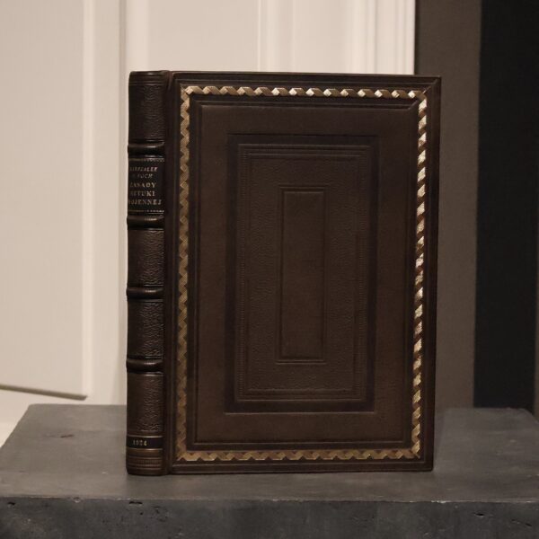FOCH FERDYNAND, ZASADY SZTUKI WOJENNEJ [1924]. Skórzana oprawa bibliofilska wykonana ręcznie w introligatorni Antykwariatu Polskiego.