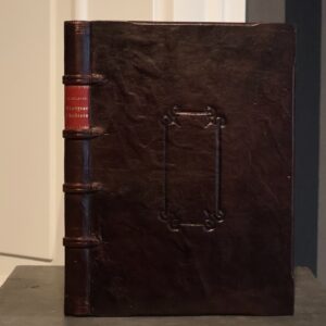 Wasylewski Stanisław, Klasztor i kobieta : Studjum z dziejów kultury polskiej w średniowieczu.  Skórzana książka oprawiona ręcznie w introligatorni Antykwariatu Polskiego.