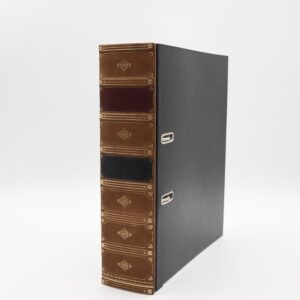 Segregator skórzany. 1 szt.