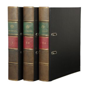 Segregator skórzany. 1szt.