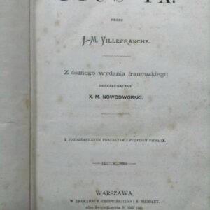 J.M. Villefranche, Pius IX