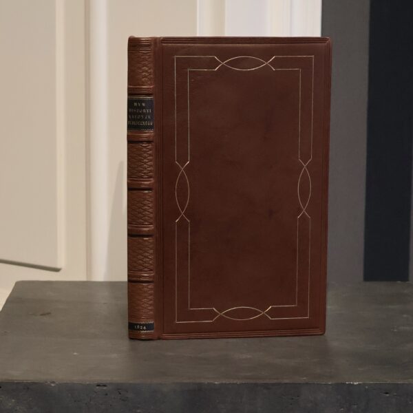 WOJCIECH LANGE, PRZYPISKI DO DZIEŁA PRAGMATYCZNY RYS HISTORYI KREDYTU PUBLICZNEGO [1824]. Książka skórzana oprawiona w skórę w introligatorni Antykwariatu Polskiego.
