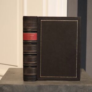 NORWID CYPRIAN, DZIEŁA CYPRJANA NORWIDA [1934]. Oprawa skórzana introligatorska.