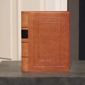 WOŁKOW SOLOMON, ŚWIAT POETY: ROZMOWY Z JOSIFEM BRODSKIM [2001]. Oprawa skórzana wykonana ręcznie w introligatorni Antykwariatu Polskiego.