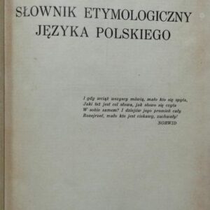 Bruckner Alexander, Etymological Dictionary of the Polish Language