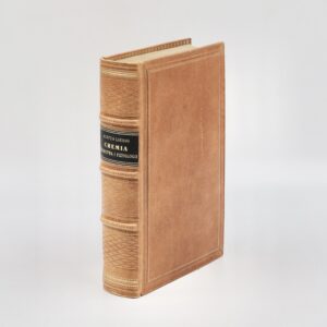 Chemia z zastosowaniem do rolnictwa Liebig 1846 – książka kolekcjonerska w skórzanej oprawie