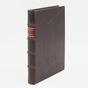 Sezam i inne opowiadania Lem 1954 – pierwsze wydanie z okładką Jana Młodożeńca w ręcznie wykonanej skórzanej oprawie, Antykwariat Polski