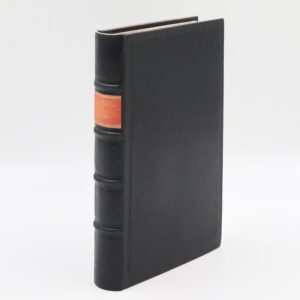 Czarne, Wołowiec 2011 22 cm, 390 s. Oprawa skórzana wykonana w introligatorni Antykwariatu Polskiego. Egzemplarz dopracowany w każdym detalu.