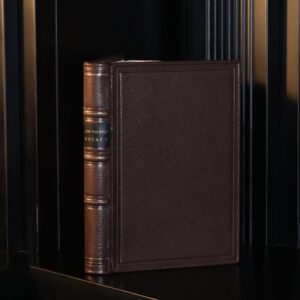 TOLSTOY LION, COSSACKS: A CAUCASIAN NOVEL [1928]. Leather binding, book. 