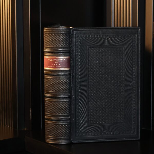 Witold Gombrowicz, Collected Works. Vol. X - Varia [1973]. Leather bound book.  