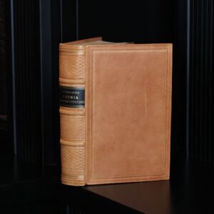 Liebig Justus, Chemistry with applications to agriculture and physiology [1846]. Leatherbound book 