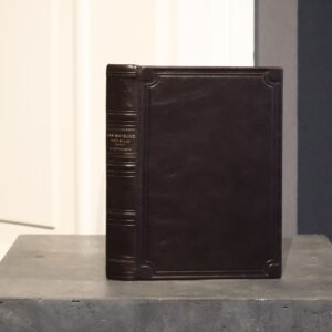 MARIA SZYPKOWSKA, JAN MATEJKO WSZYSTKIM ZNANY [1988]. Skórzana oprawa, wykonana ręcznie w introligatorni Antykwariatu Polskiego.