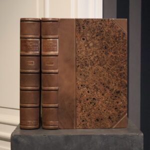 ANTONI TRĘBICKI, PRAWO POLITYCZNE I CYWILNE KORONY POLSKIEY Y WIELKIEGO XIĘZTWA LITEWSKIEGO T.I-II [1789;1791]. Książka oprawiona w skórę w introligatorni Antykwariatu Polskiego