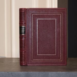 IWASZKIEWICZ JAROSŁAW, CZERWONE TARCZE, [1954] Leatherbound book.