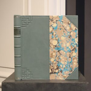 Książka oprawiona ręcznie w skórę. Antykwariat Polski
