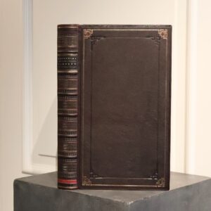 STROYNOWSKI WALERYAN STRZEMIEŃ HRABIA, EKONOMIKA POWSZECHNA KRAIOWA NARODÓW [1816]. Oprawa skórzana bibliofilska wykopana ręcznie.