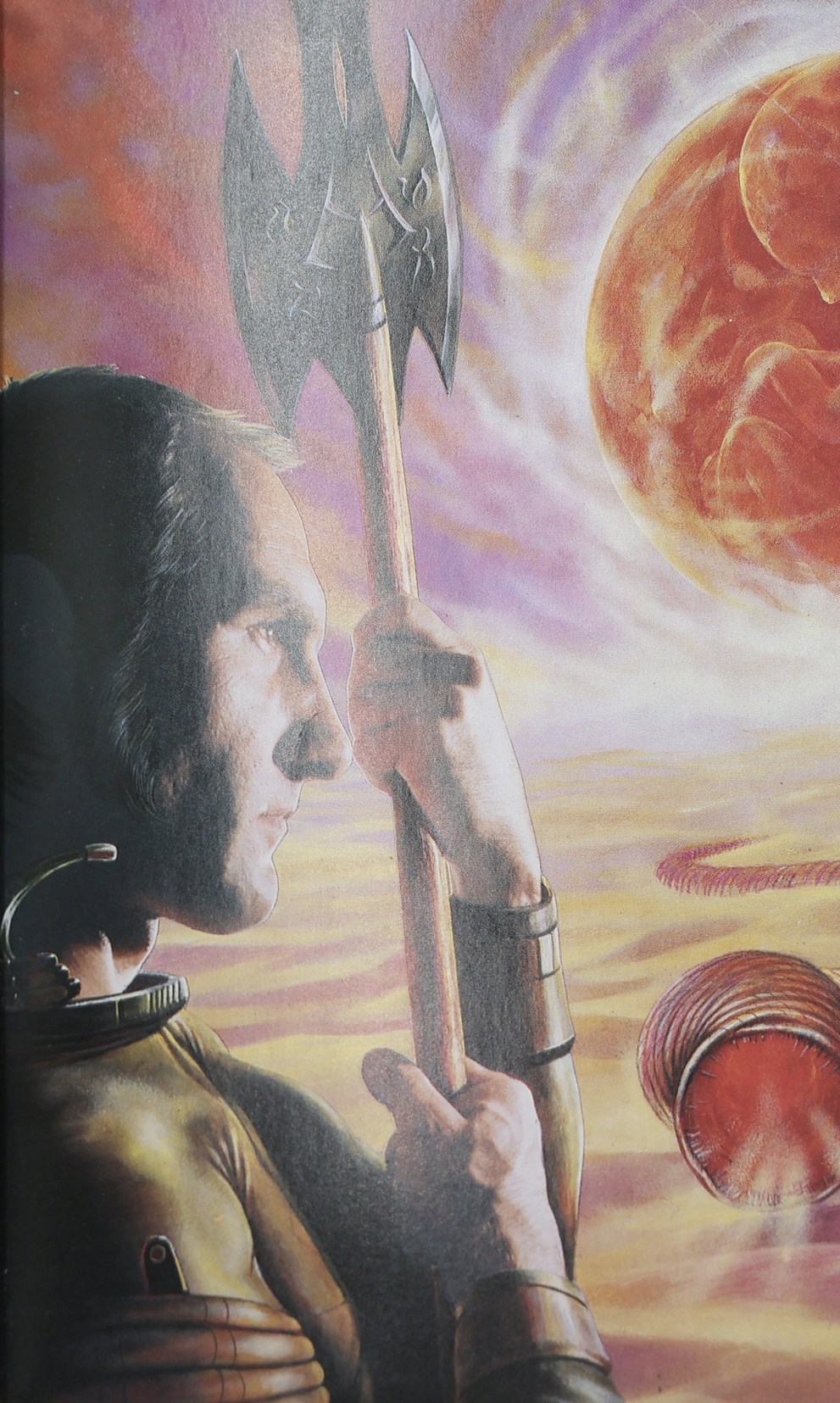 Frank Herbert – Diuna. Komplet 6 tomów (Phantom Press, 1992–1993) w artystycznej oprawie skórzanej z futerałem - obrazek 5