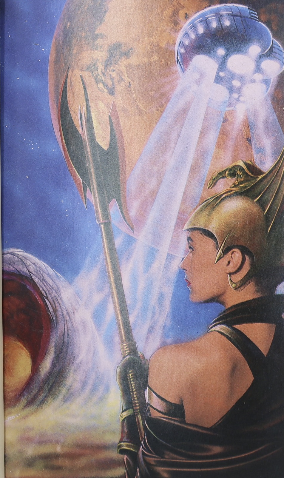 Frank Herbert – Diuna. Komplet 6 tomów (Phantom Press, 1992–1993) w artystycznej oprawie skórzanej z futerałem - obrazek 9