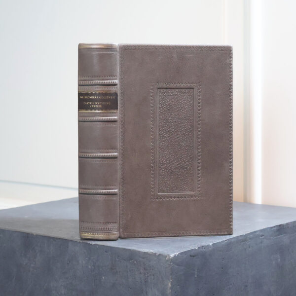 Włodzimierz Odojewski, *It Will Cover Everything, It Will Blow Away…*, Paris 1973, in a leather binding by Antykwariat Polski