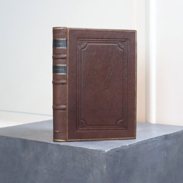 Karol Szajnocha, Bolesław the Brave and the Rebirth of Poland, Lviv 1859, in a leather binding from Antykwariat Polski