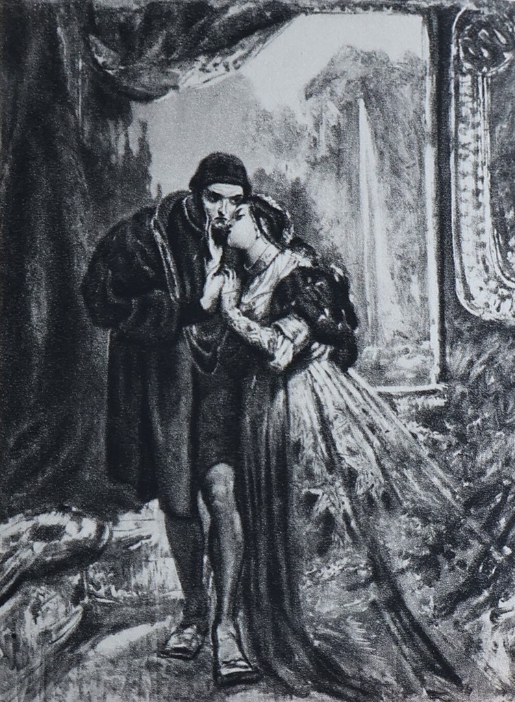 Tablica: Jan Matejko, Zygmunt August i Barbara, szkic do obrazu